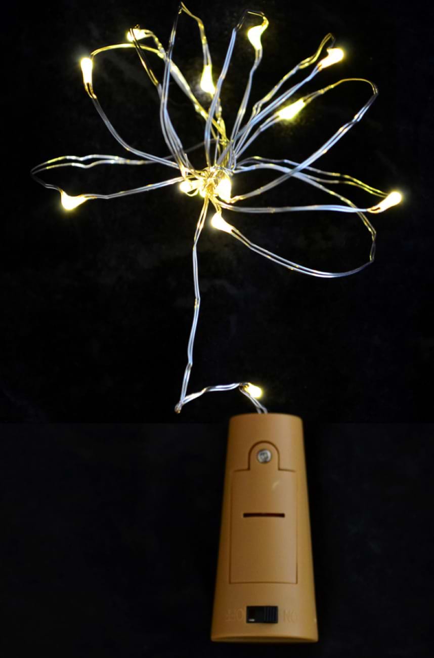 Гірлянда фігурна YES! Fun Сork light for bottle 15 ламп 1.60 молочно-біла (801136)