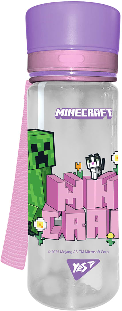 Бутылка для воды YES Minecraft.Spring 400 мл (708476)