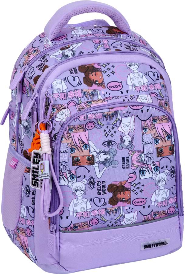 Рюкзак школьный YES S-117M Smiley World. Anime (550383)