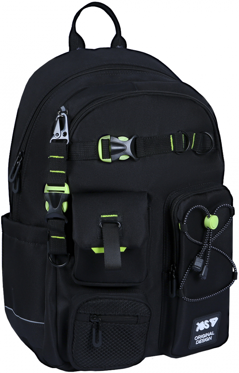 Рюкзак школьный YES TS-43L Just Black (550480)