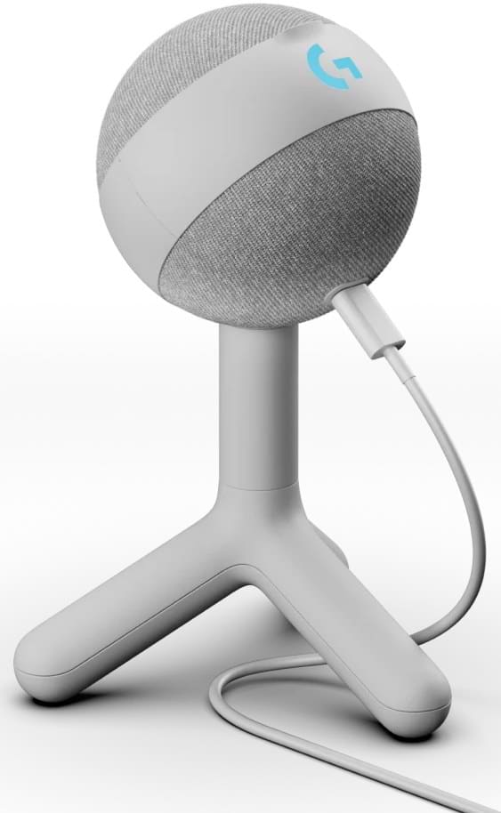 Фото - Мікрофон до комп'ютера Logitech G Yeti Orb RGB Gaming Mic with Lightsync Off-White (988-000558)