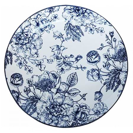 Тарілка десертна Limited Edition BLOSSOM BLUE 19 см (YF7001-2) - Фото 1