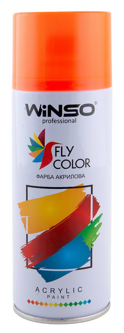 Краска для авто Winso 450 мл оранжевый (880480/544480)