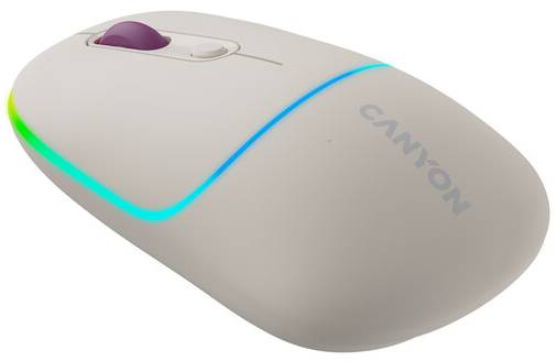 Фото - Мышь беспроводная Canyon MW-22 Dual Band RGB Wireless Rice (CNS-CMSW22RC)