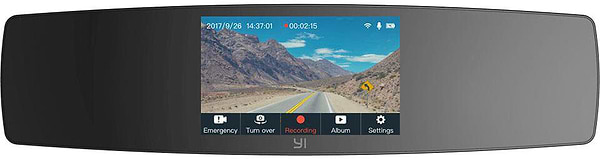 Фото - Видеорегистратор YI Mirror Dash Camera International Edition