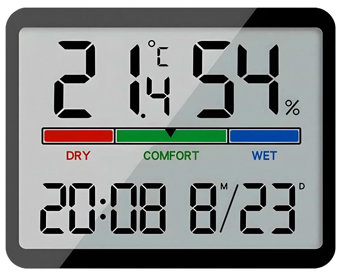 Настільний годинник YIDA Time 8280 Black