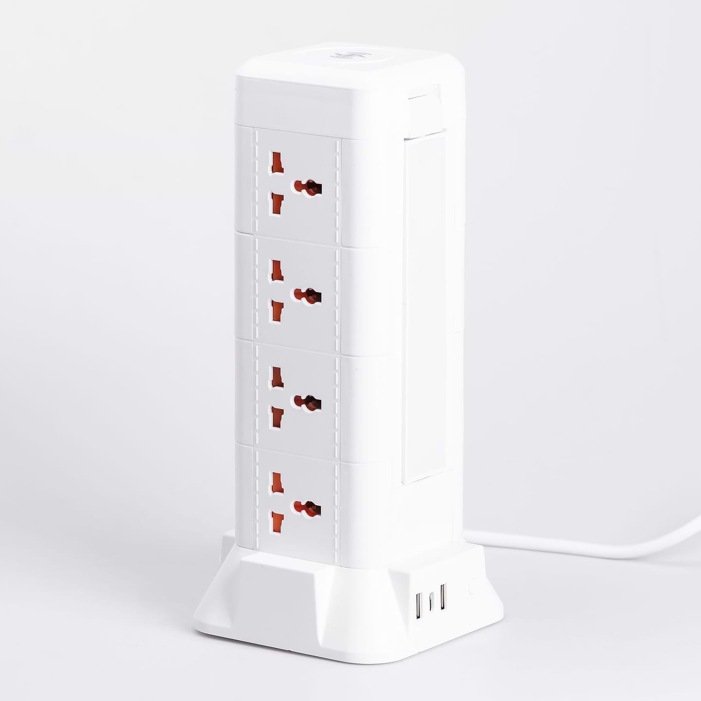Мережевий фільтр Yiwu TOWER 12 р LED-лампа 3USB +1PD 2.8 м (HP-5-9MF)