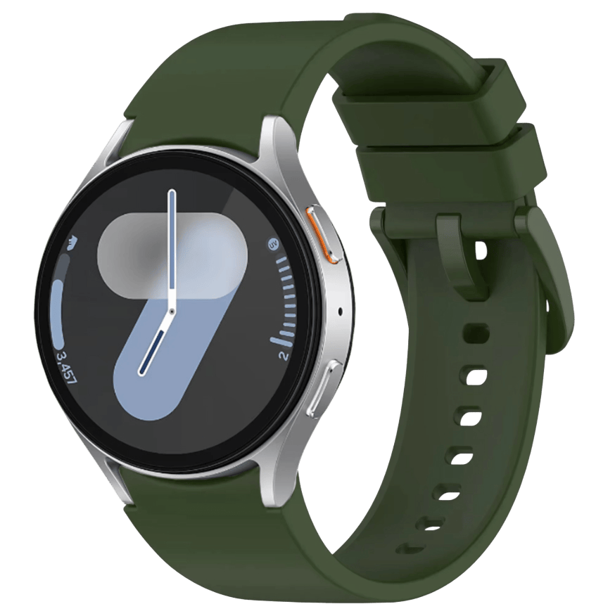 Ремінець для смарт-годинника BeCover Ribbed Tape for Samsung Galaxy Watch (20mm) 3 41mm/4 40mm-44mm/5 40-44mm/6 40-44mm/7 40-44mm Khaki  (712056)