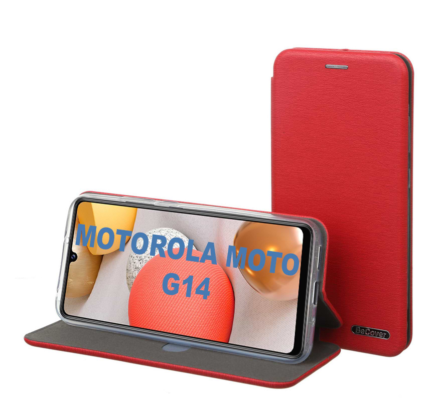 Чохол для смартфону BeCover Exclusive for Motorola Moto G14 Burgundy Red (710235) - Фото 1