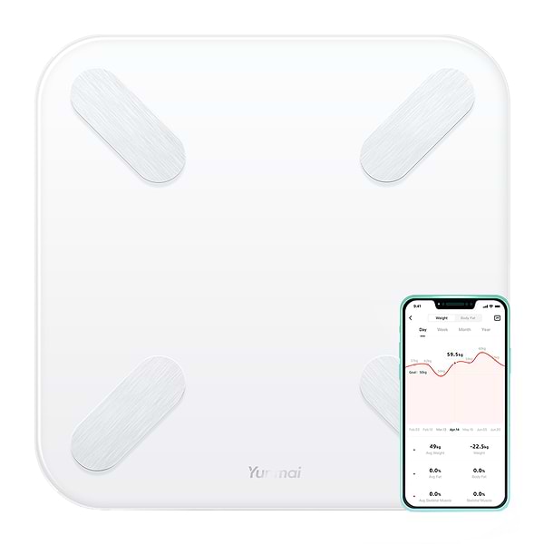 Фото - Ваги підлогові YUNMAI X Smart Scale (YMBS-M268)