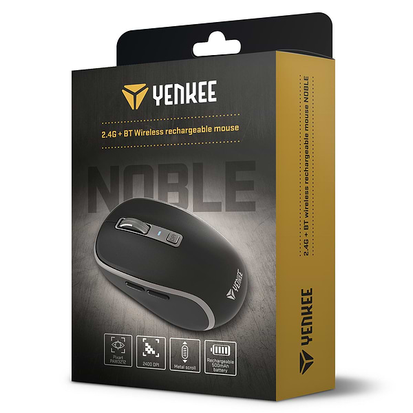 Фото - Миша бездротова YENKEE YMS 2085BK NOBLE Black