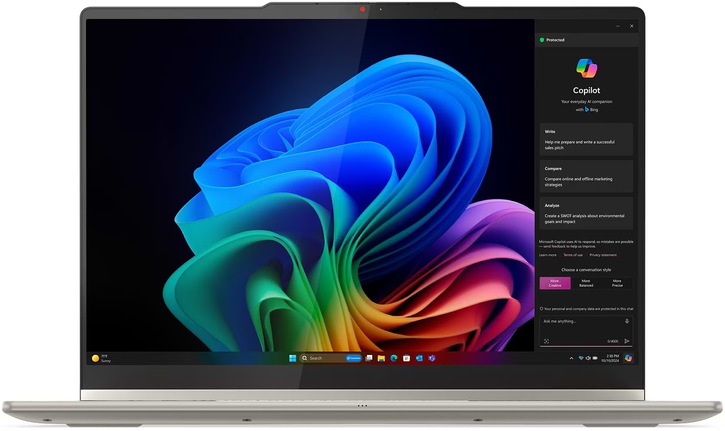 Ноутбук Lenovo Yoga 7 2-in-1 14AKP10 (83JR0069RA) Seashell - Фото 1