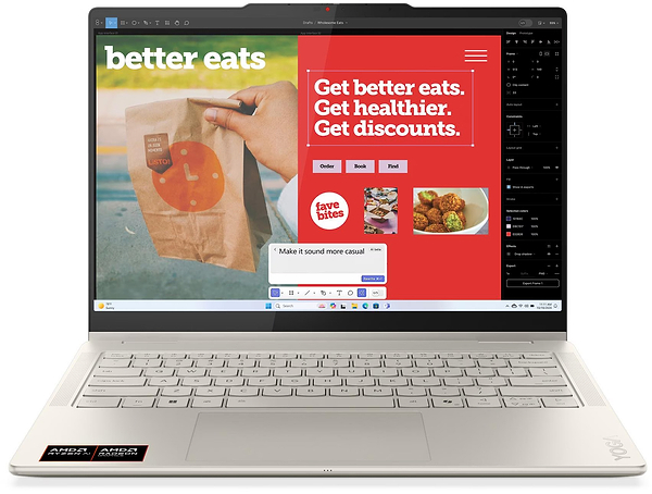 Фото - Ноутбук Lenovo Yoga 7 2-in-1 14AKP10 (83JR007HRA) Seashell