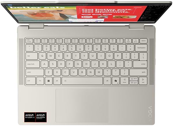 Фото - Ноутбук Lenovo Yoga 7 2-in-1 14AKP10 (83JR007JRA) Seashell