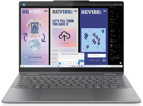 Фото - Ноутбук Lenovo Yoga 7 2-in-1 14ILL10 (83JQ009WRA) Luna Grey
