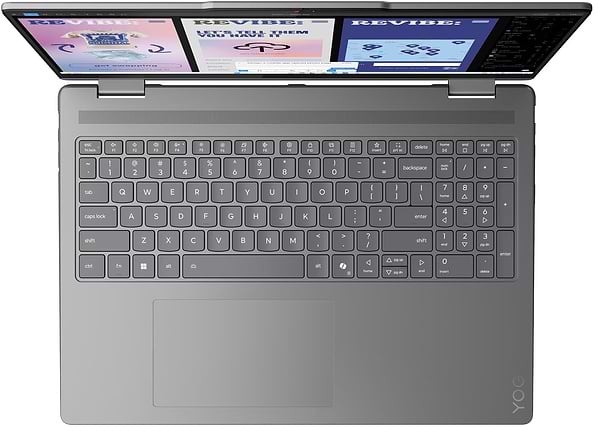 Фото - Ноутбук Lenovo Yoga 7 2-in-1 16ILL10 (83JT002JRA) Luna Grey
