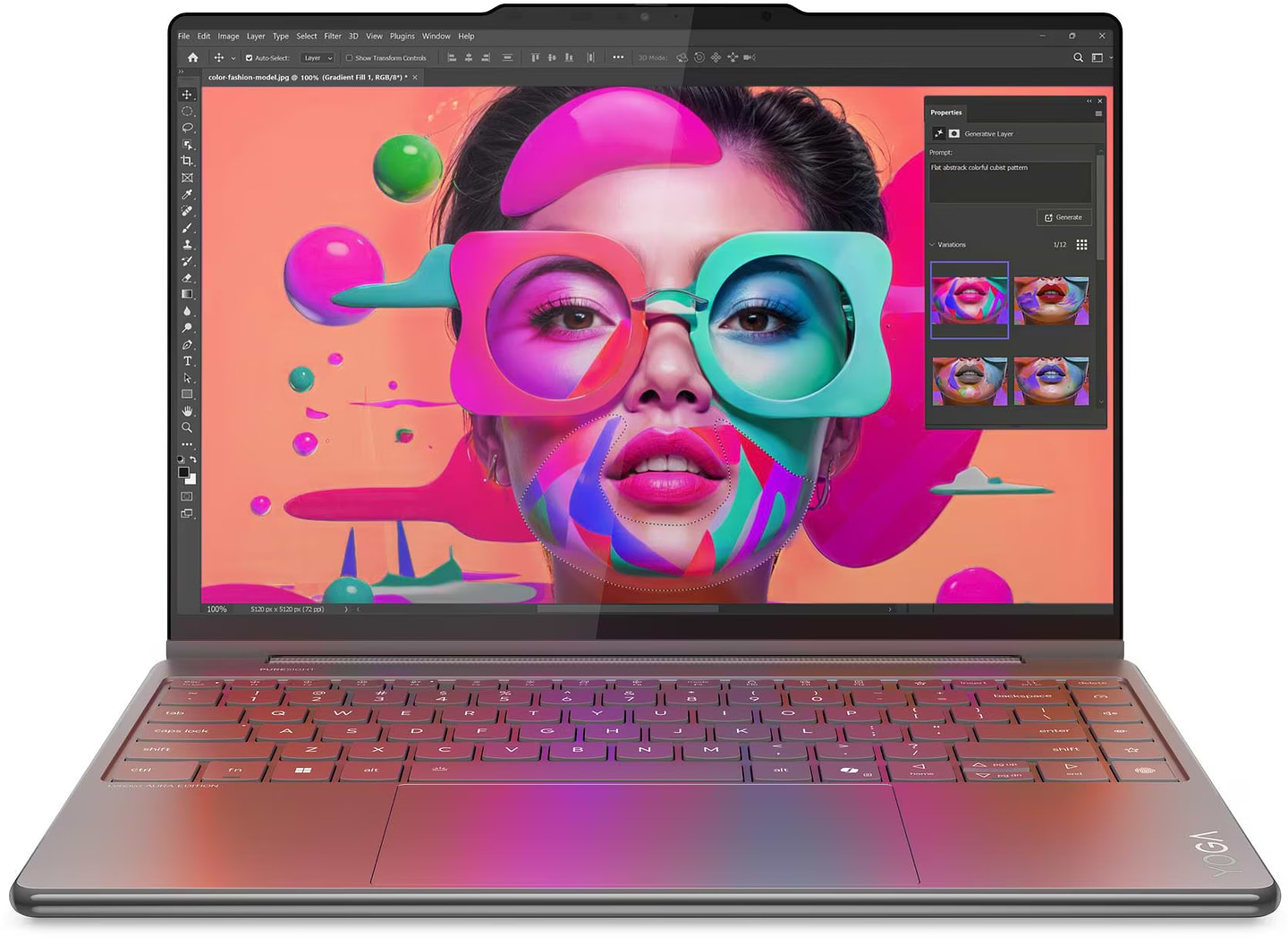 Ноутбук Lenovo Yoga 9 2-in-1 14ILL10 (83LC0050RA) Luna Grey - Фото 1