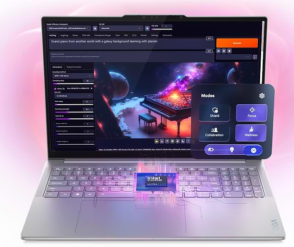 Фото - Ноутбук Lenovo Yoga Pro 9 16IAH10 (83L0005ARA) Luna Grey