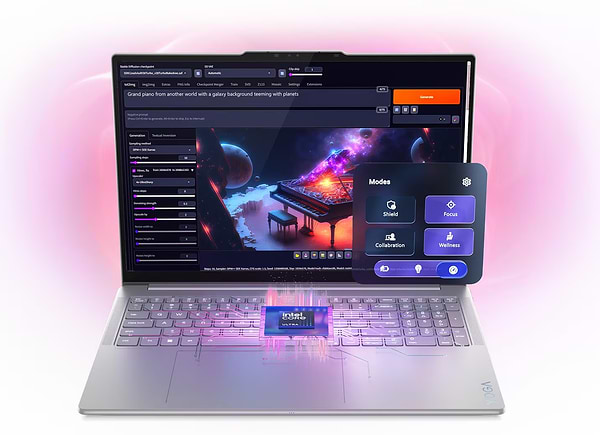 Фото - Ноутбук Lenovo Yoga Pro 9 16IAH10 (83L00059RA) Luna Grey
