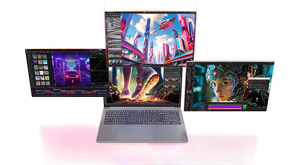 Фото - Ноутбук Lenovo Yoga Pro 9 16IAH10 (83L00059RA) Luna Grey