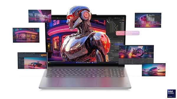 Фото - Ноутбук Lenovo Yoga Pro 9 16IAH10 (83L00059RA) Luna Grey