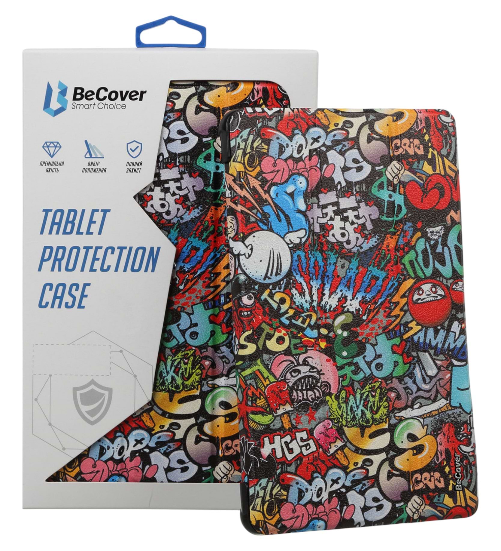 Чохол для планшета BeCover Smart Case for Lenovo Tab P11 (2nd Gen) (TB-350FU/TB-350XU) 11.5" Graffiti (708690) - Фото 1