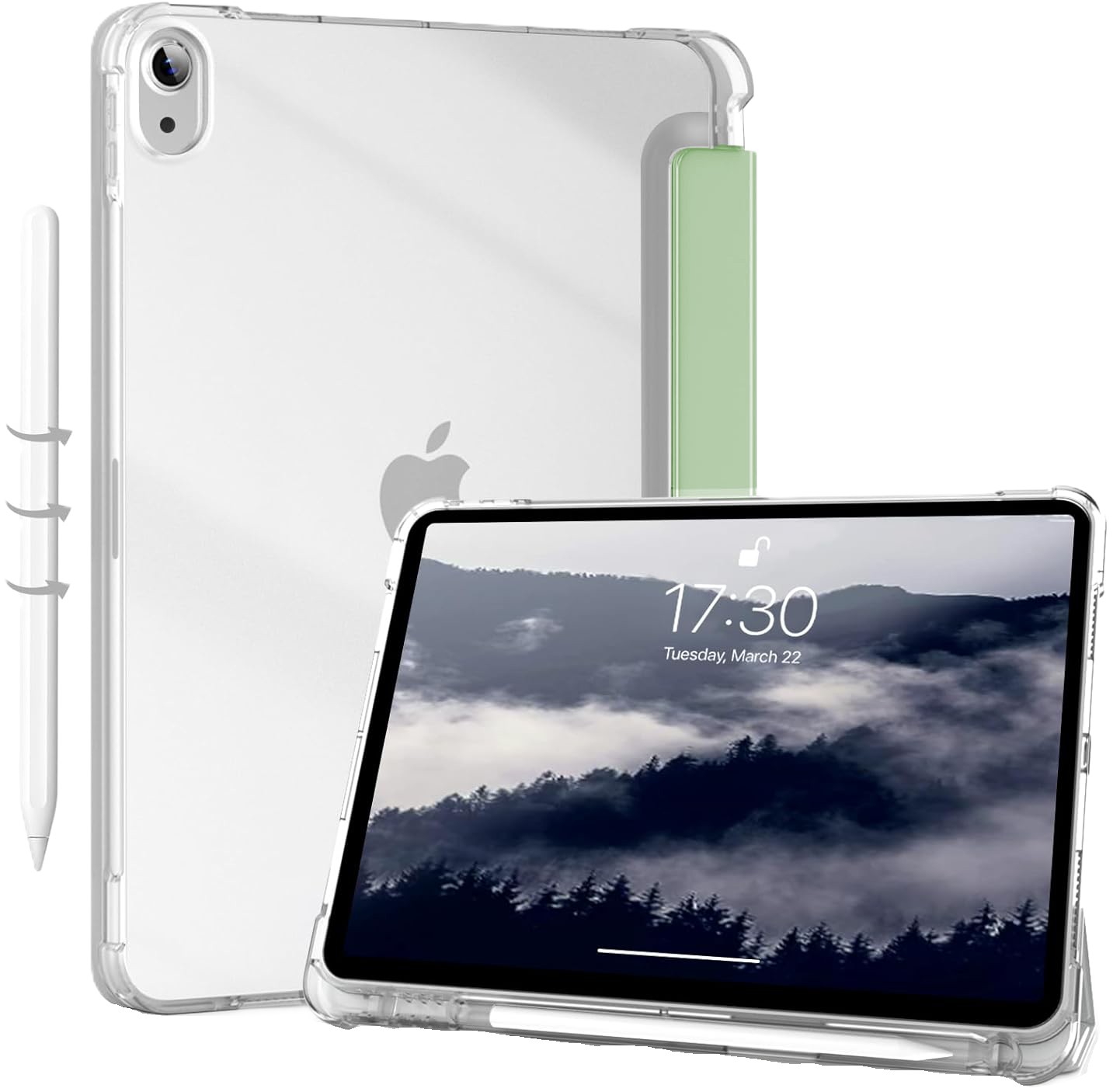 Чохол для планшета BeCover Soft Edge з кріпленням Apple Pencil for Apple iPad Air 11" M4 2026 Green (715263)