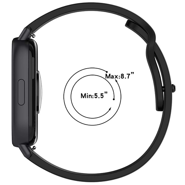 Фото - Ремешок для смарт-часов BeCover for Xiaomi Redmi Watch 5 Active Black (713189)