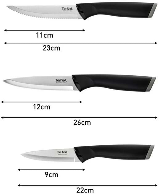 Фото - Набор ножей Tefal K2219455 Essential 3 пр