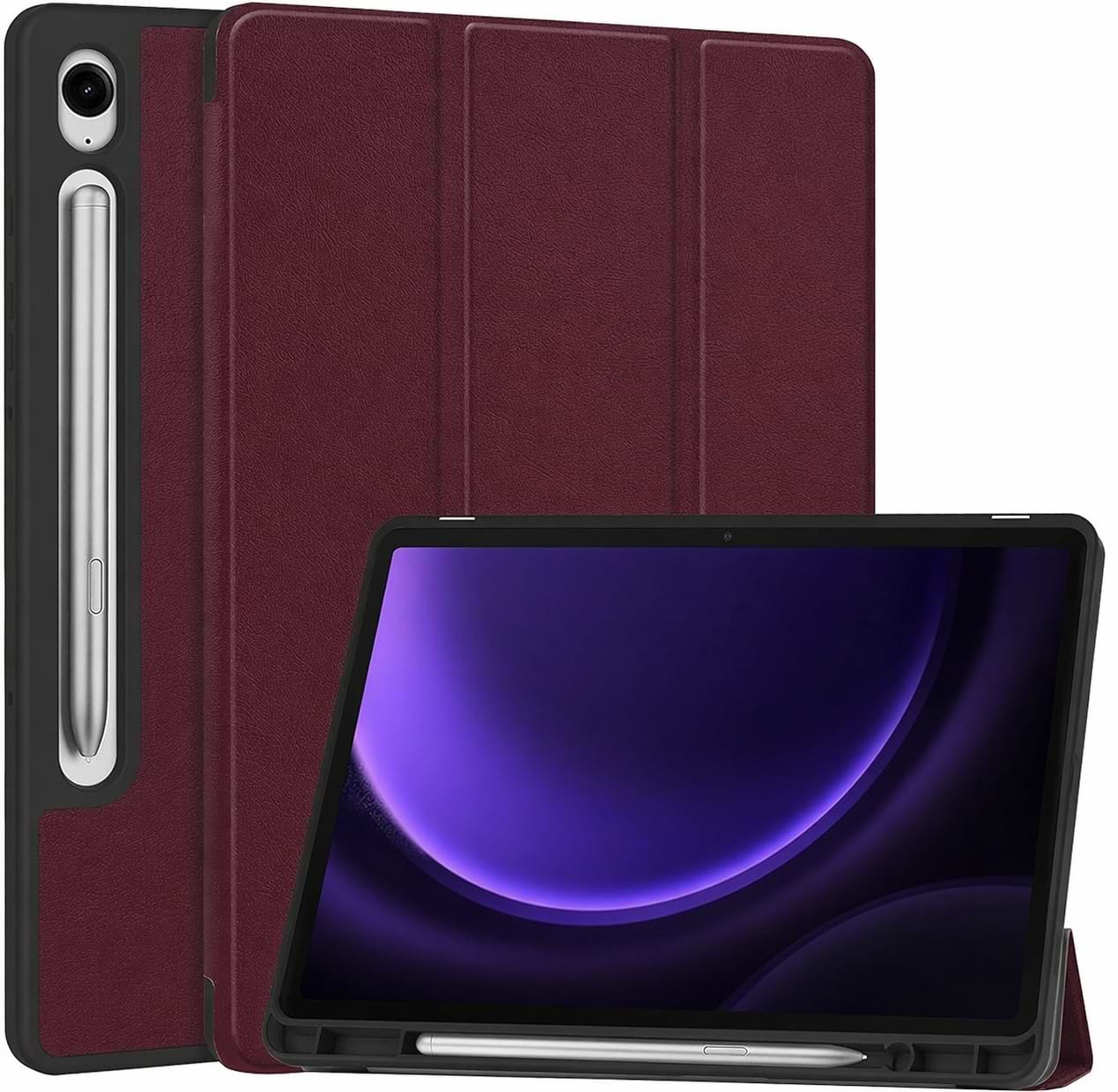 Чохол для планшету BeCover Flexible TPU Mate for Samsung Galaxy Tab S10 Lite SM-X400/406 10.9" Red Wine (715760)
