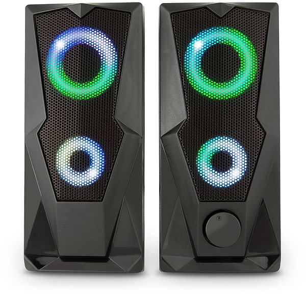 Фото - Комп'ютерна акустика компактна 2.0 YENKEE YSP 2003RGB USB Speaker PC 2.0 Black