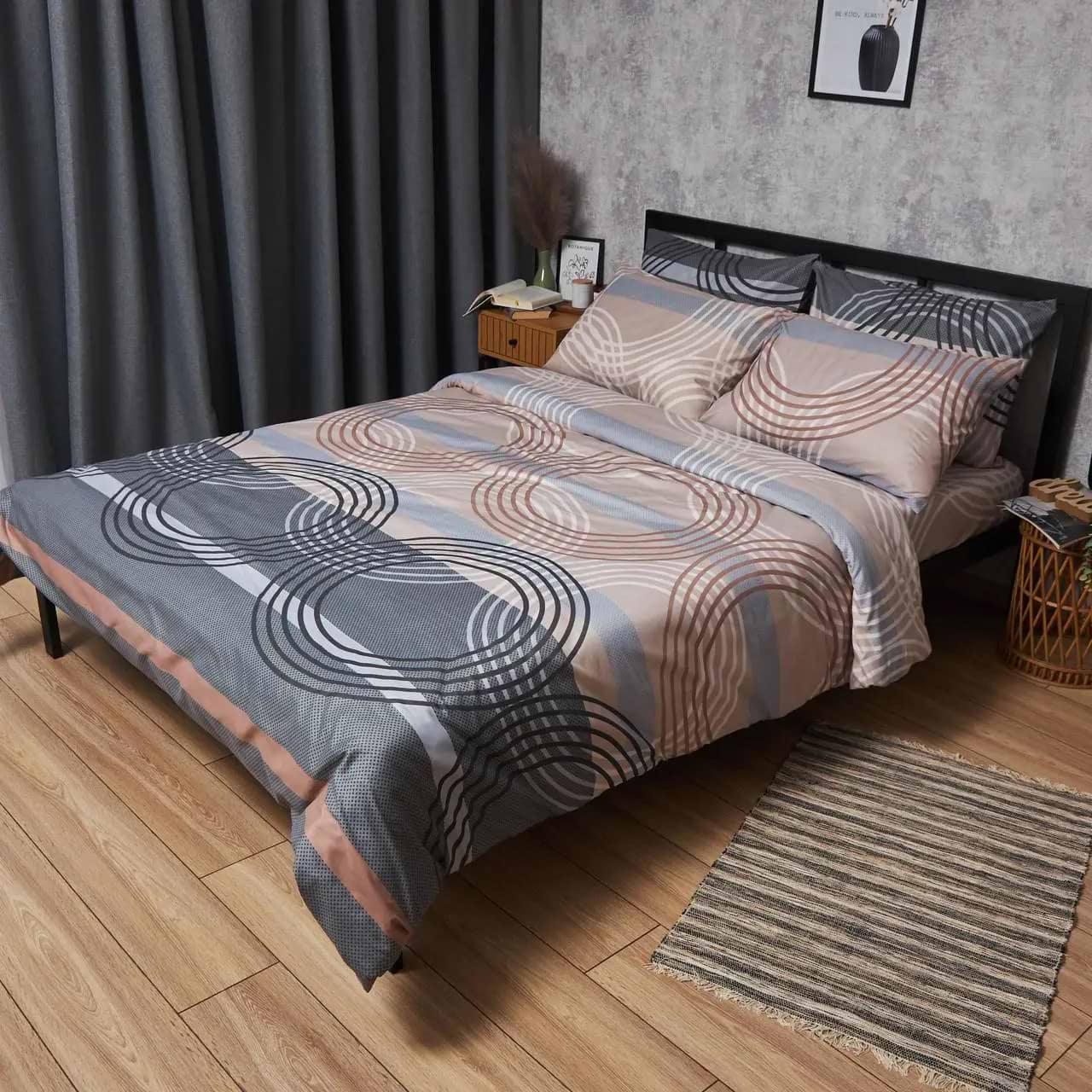 Комплект постільної білизни Moon&Star Мікросатин Premium «Free Spirit» 143х210 см нав. 4х70х70 (MS-820007754)