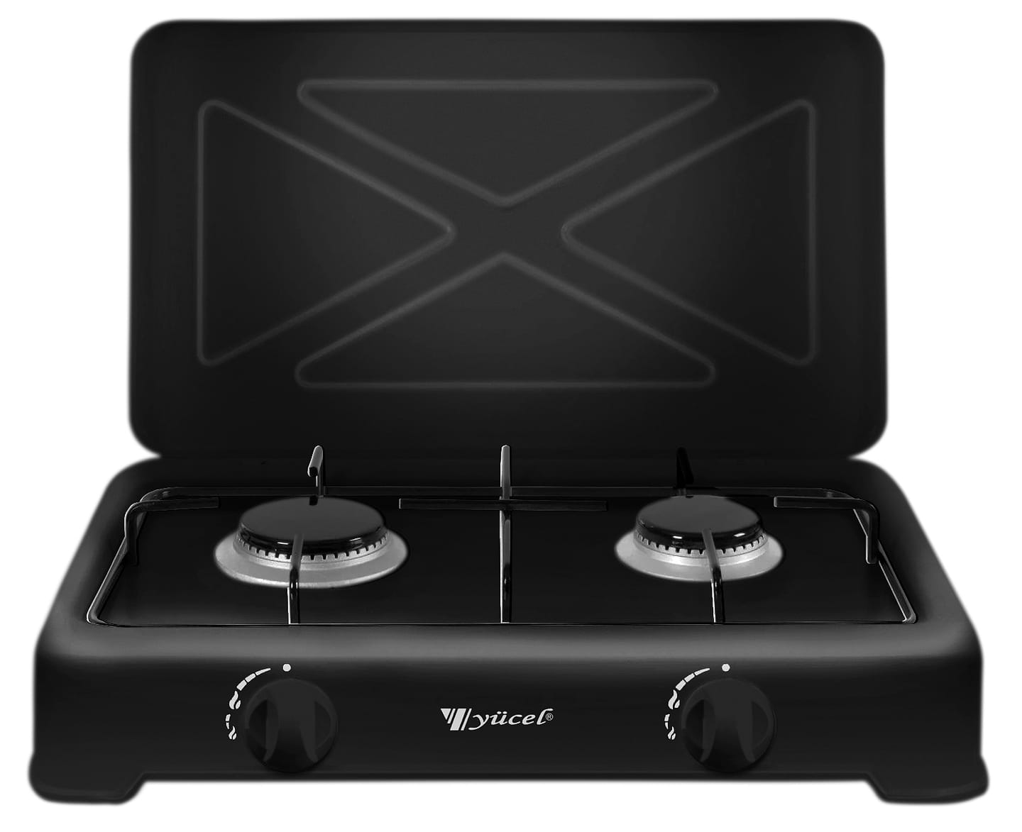 Плита газова настільна Yucel O-200-LPG Black - Фото 1