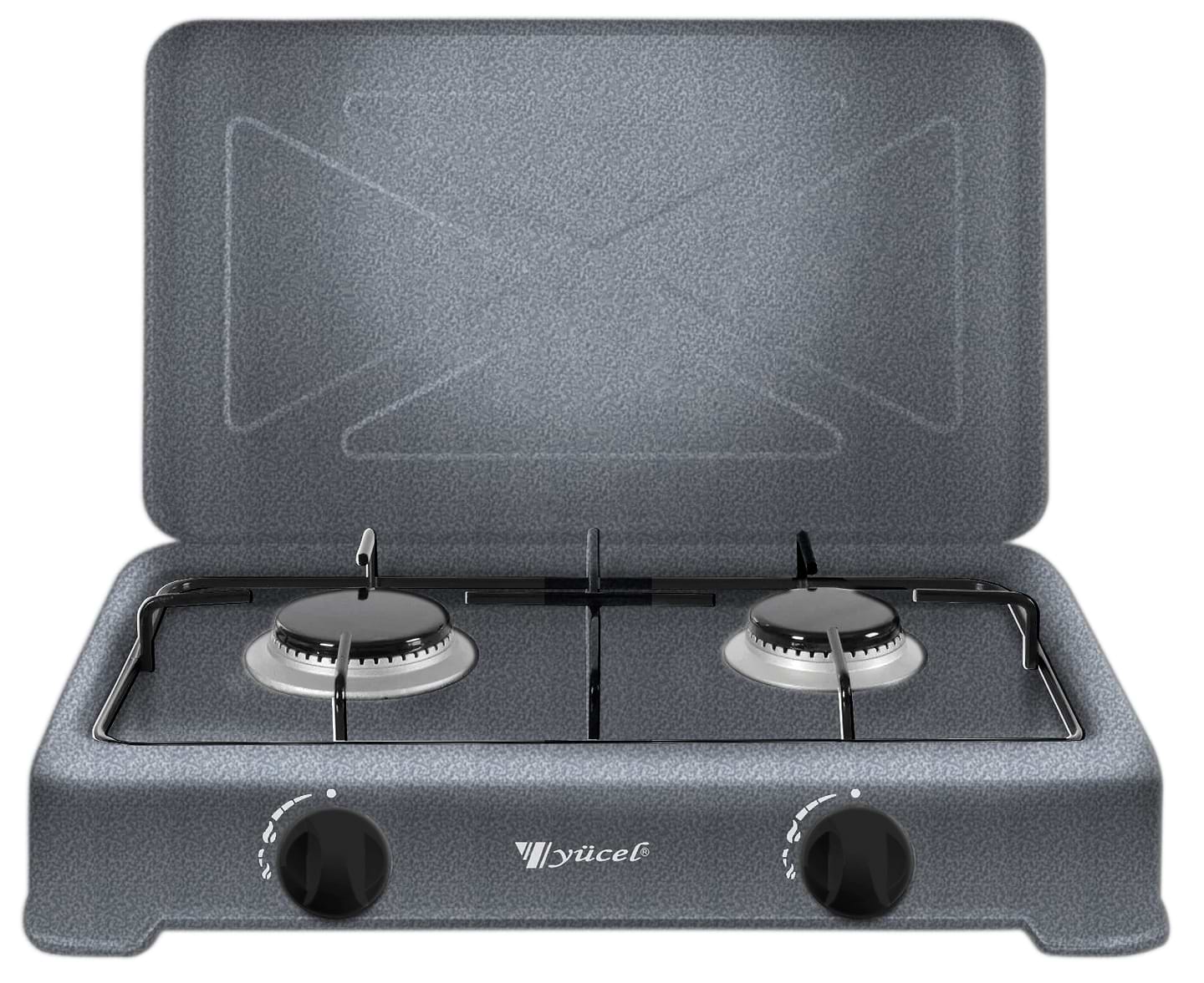 Плита газова настільна Yucel O-200-LPG Grey - Фото 1
