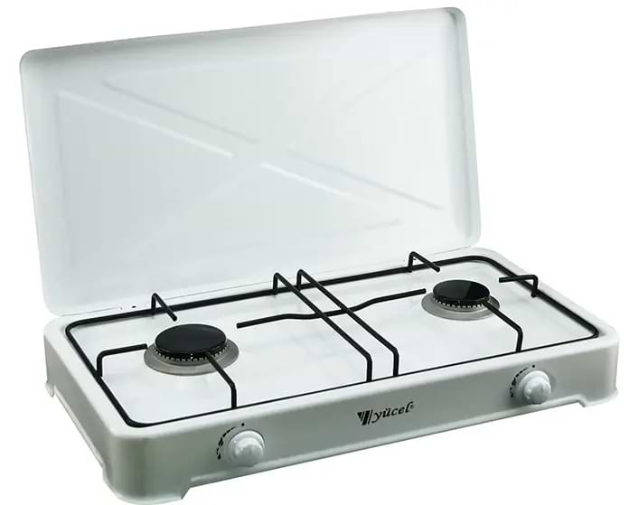 Плита газова настільна Yucel O-200-LPG White - Фото 1
