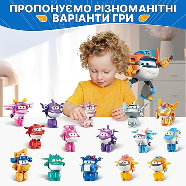 Фото - Коллекционная фигурка Super Wings Transform-a-Bots aki (YW780058)