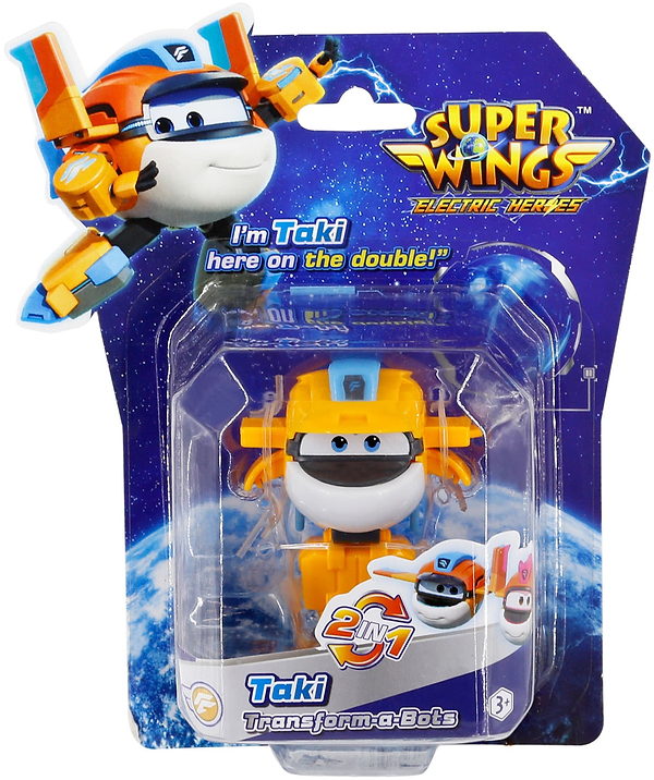 Фото - Коллекционная фигурка Super Wings Transform-a-Bots aki (YW780058)
