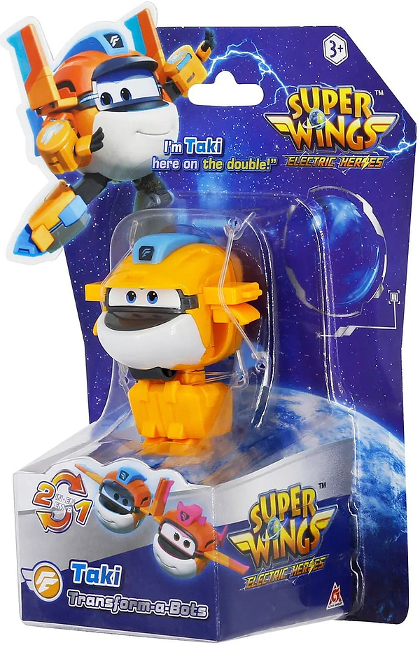 Фото - Коллекционная фигурка Super Wings Transform-a-Bots aki (YW780058)
