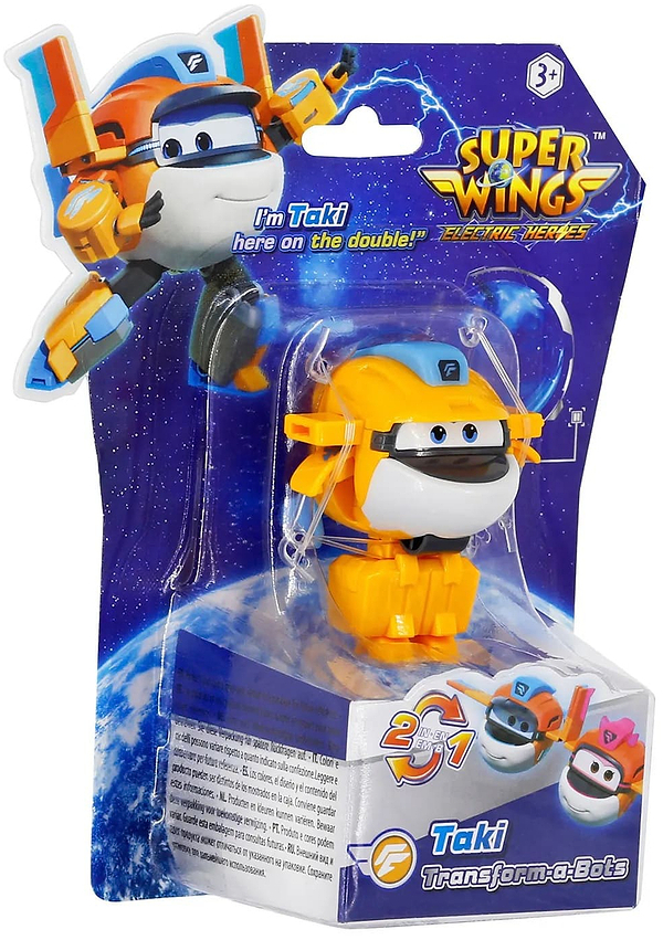 Фото - Коллекционная фигурка Super Wings Transform-a-Bots aki (YW780058)