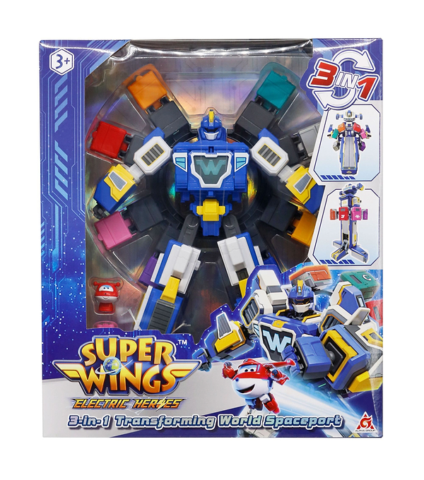 Фото - Робот-трансформер Super Wings Transforming Всемирный космодром 3в1 (YW780288)