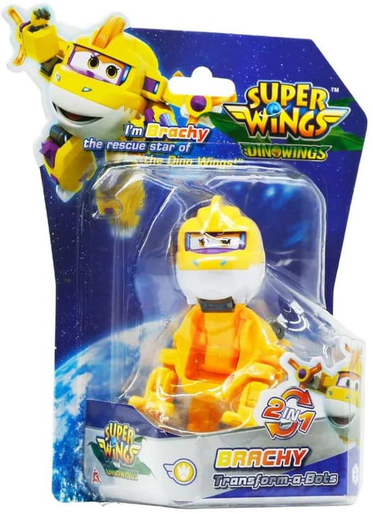 Фото - Коллекционная фигурка Super Wings Transform-a-Bots Brachy (YW790043)