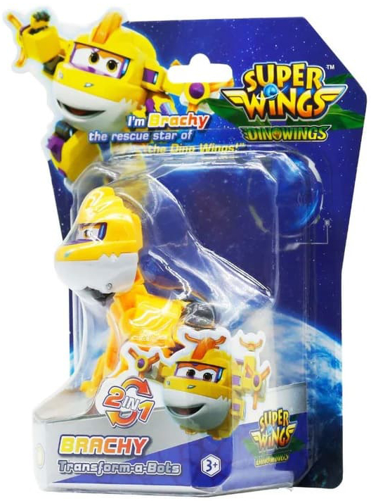 Фото - Коллекционная фигурка Super Wings Transform-a-Bots Brachy (YW790043)