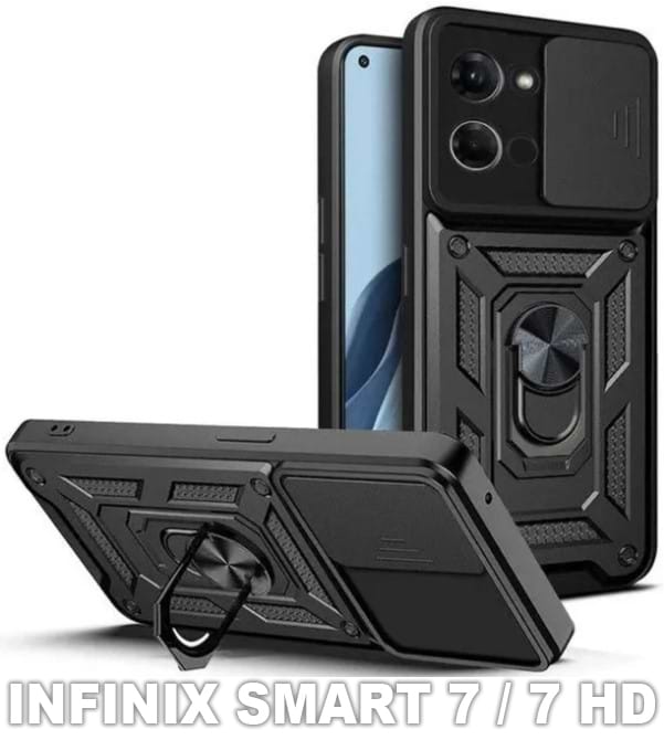Чехол для смартфона BeCover Military for Infinix Smart 7 (X6515) / 7 HD (X6516) Black (710138) - Фото 1
