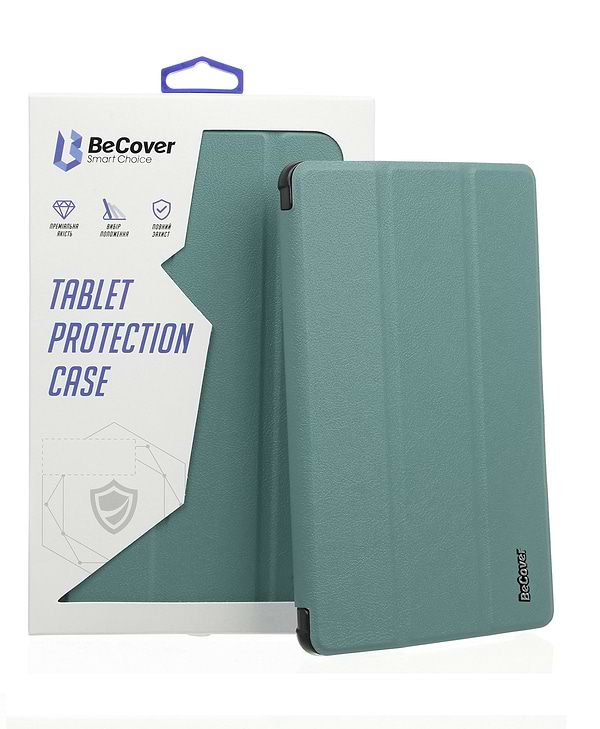 Фото - Чехол для планшета BeCover Soft TPU с креплением Apple Pencil for Apple iPad mini 6 2021 Dark Green (706754)