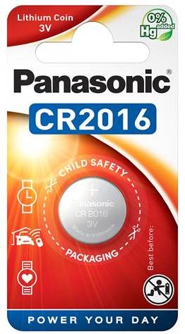 Фото - Батарейка тип CR2016 Panasonic CR 2016 BLI 1 LITHIUM