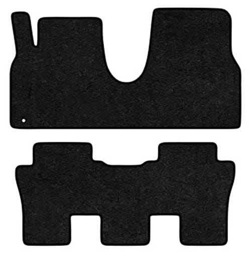 Килимки ворсові в салон авто EVAtech Standard для Citroen C8 2002-2014 1 покоління Minivan EU чорний кант CN22420Z2AV1VEB