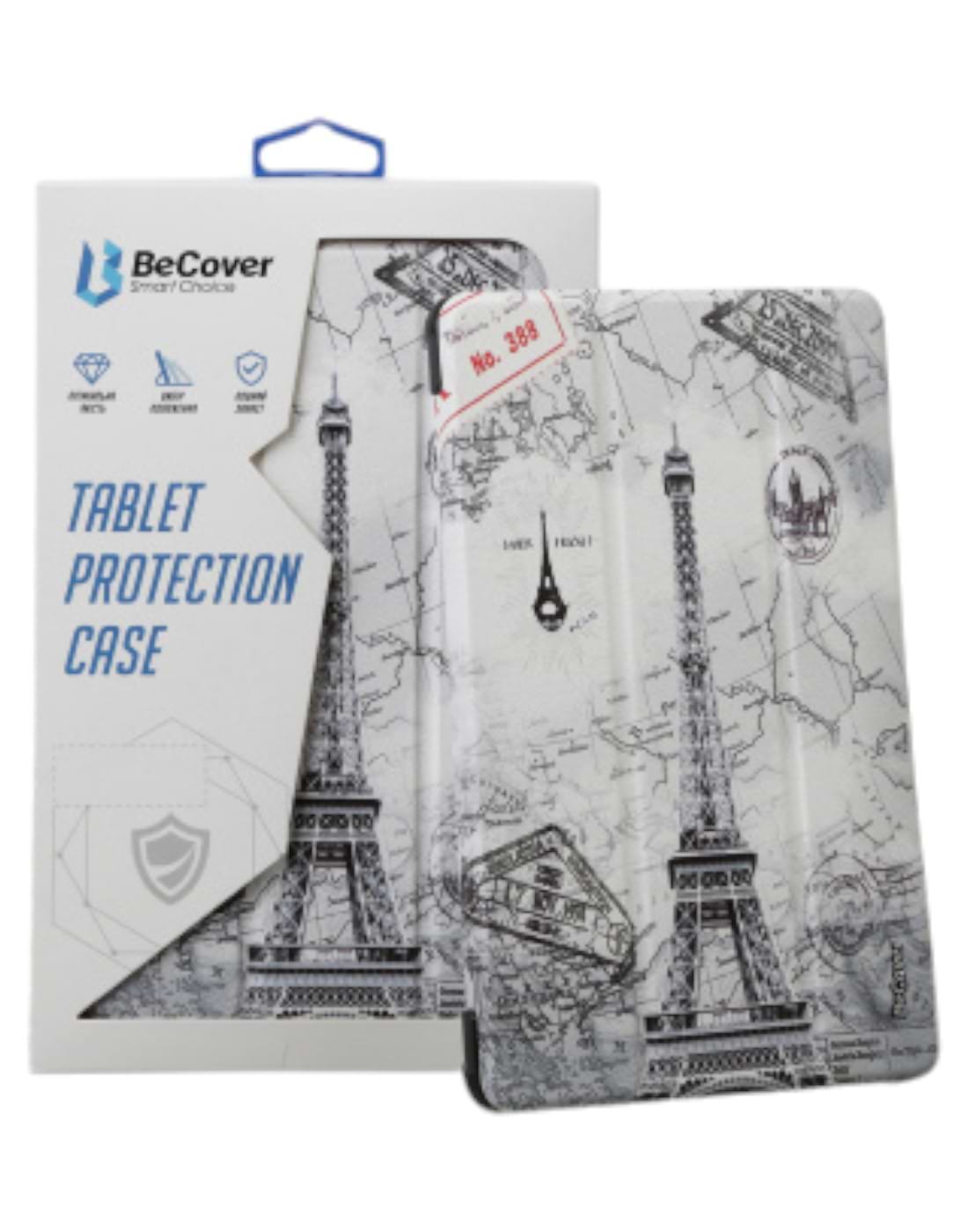 Чохол для планшету BeCover Smart Case for Samsung Galaxy Tab S9 Plus (SM-X810/SM-X816)/S9 FE Plus (SM-X610/SM-X616) 12.4'' Paris (710380) - Фото 1