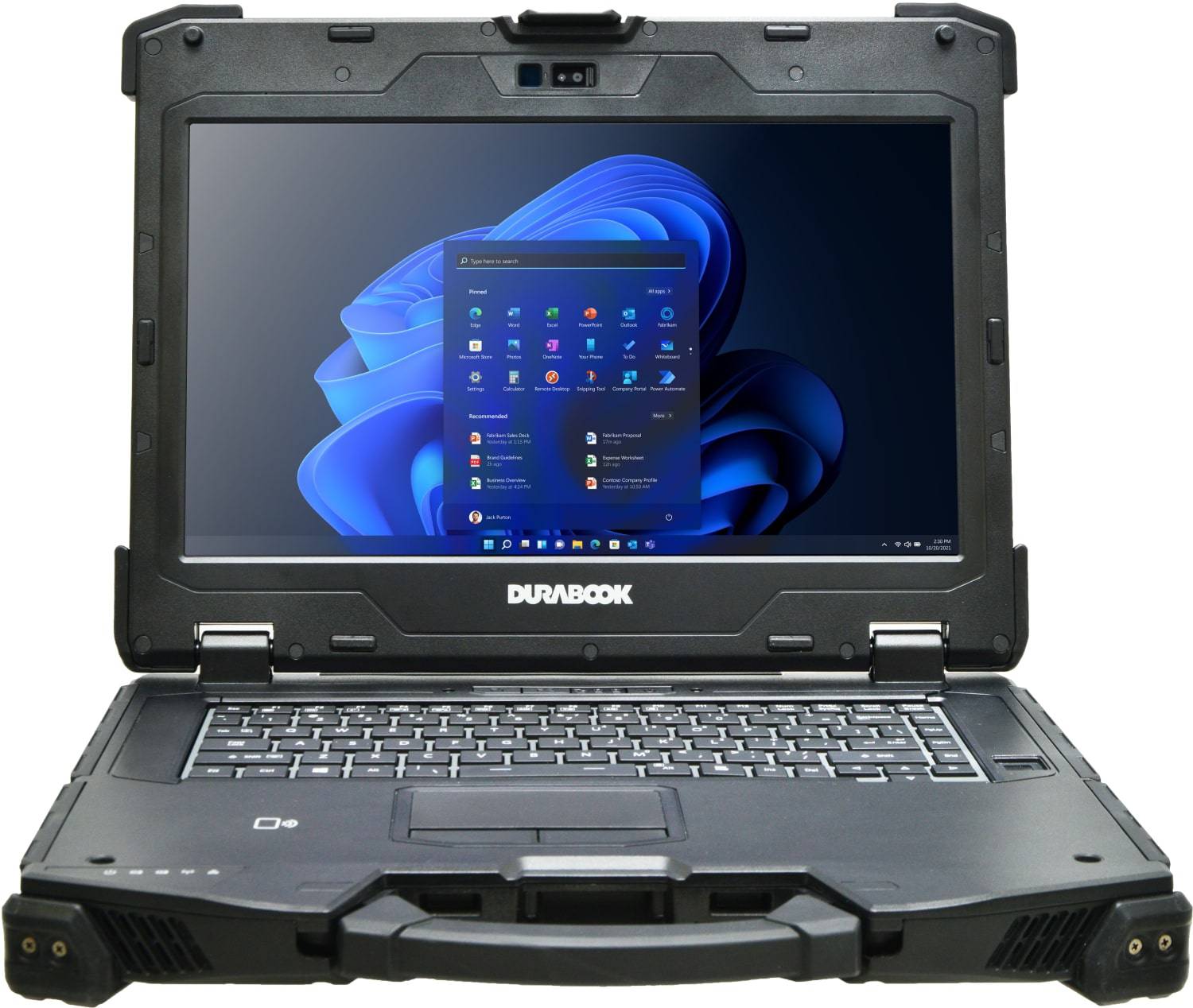Ноутбук Durabook Z14 Basic (Z4E1Q4DA3BXX) Black - Фото 1