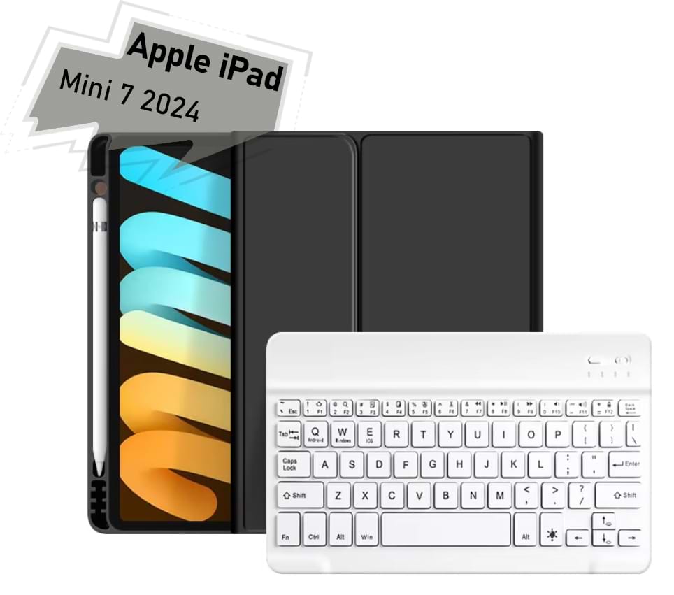 Чохол-клавіатура для планшета BeCover for Apple iPad Mini 7 2024 Black (712992) - Фото 1
