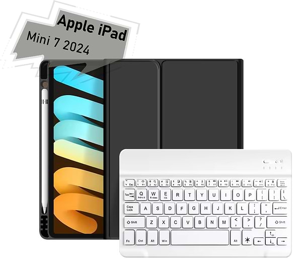 Фото - Чохол-клавіатура для планшета BeCover for Apple iPad Mini 7 2024 Black (712992)